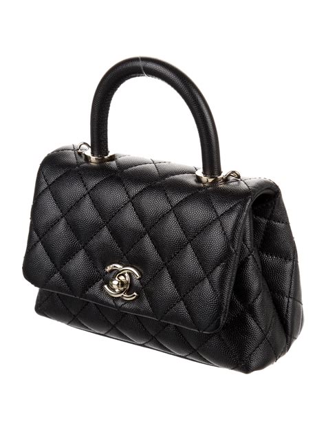 mini coco handle bag chanel precio|chanel mini bag with handle.